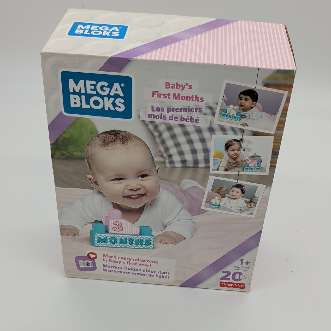 Mega Bloks Babys First Months Building Set  Pink